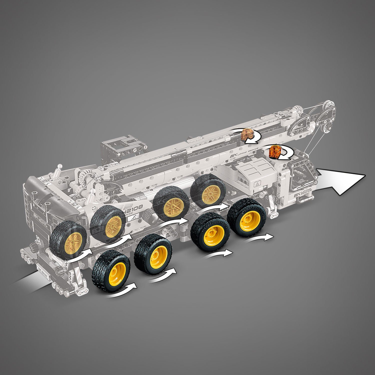 Обзор конструктора Lego Technic 42108 Мобильный кран