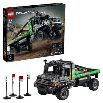 Обзор конструктора Lego Technic 42129 Полноприводный грузовик внедорожник Mercedes Benz Zetros
