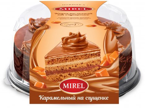 Обзор торта Mirel Карамельный на сгущенке